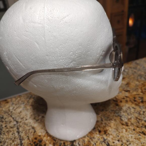 Cotton On Lorne Polarized Sunglasses Mens Gray Transparent Round Frame UV Cal 3 - Picture 4 of 14